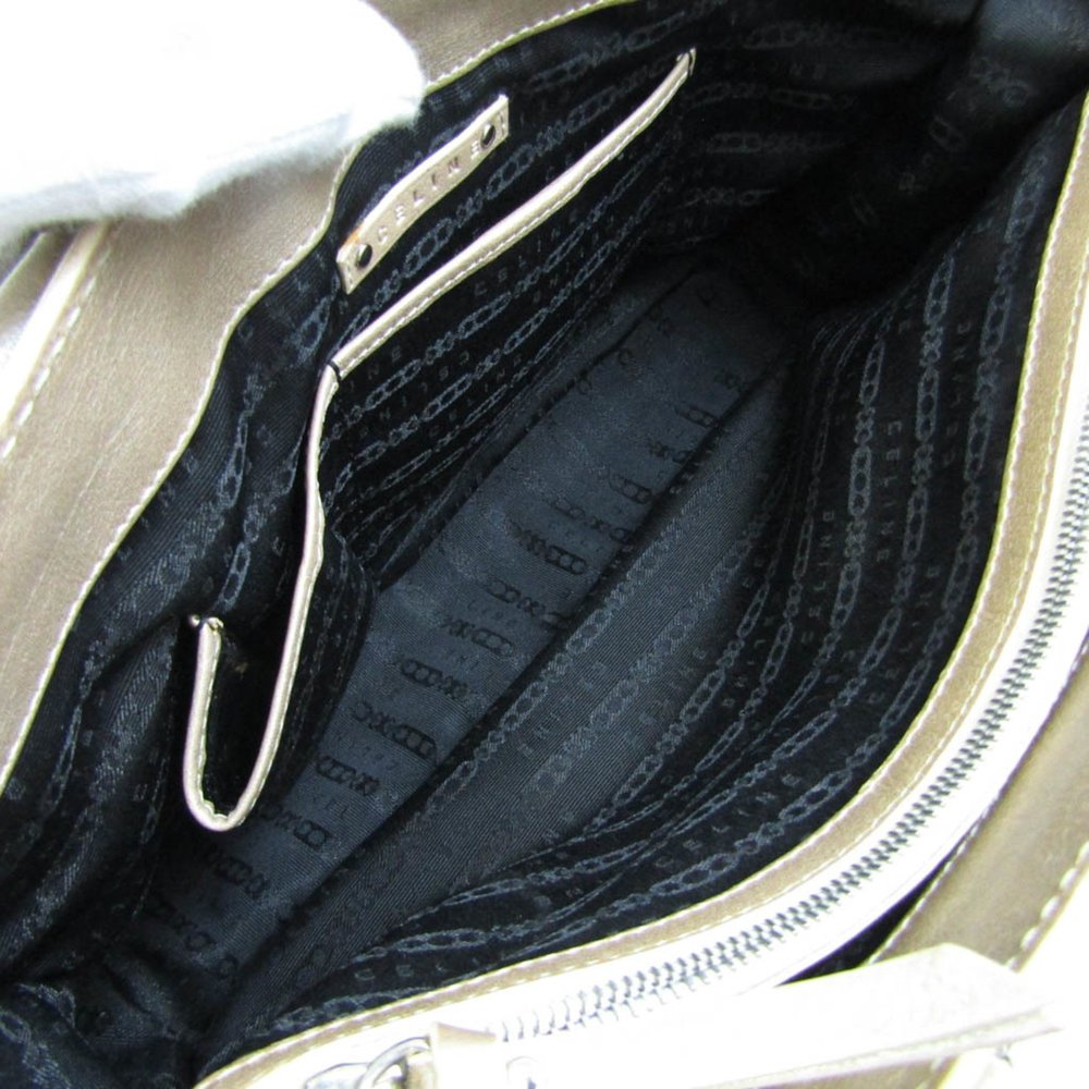 Celine BoogieChampagne Leather Handbag - Picture 12 of 14